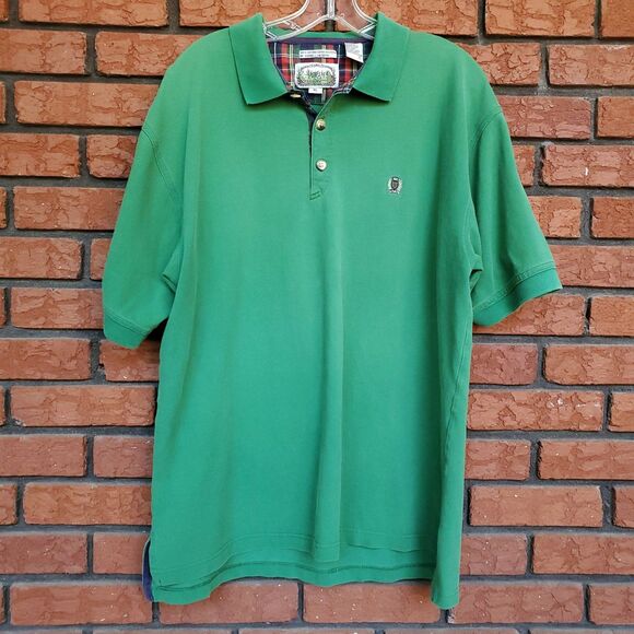 Siegfried Other - Vintage Polo Shirt Mens XL Kelly Green Short Sleeve Cotton Preppy Golf Siegfried